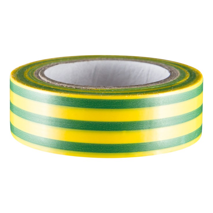 Insulating Tape 19 x 20m Roll Green/Yellow